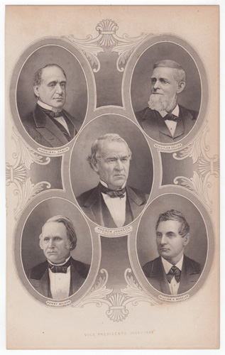 Vice-Presidents of the United States
1861-1881 